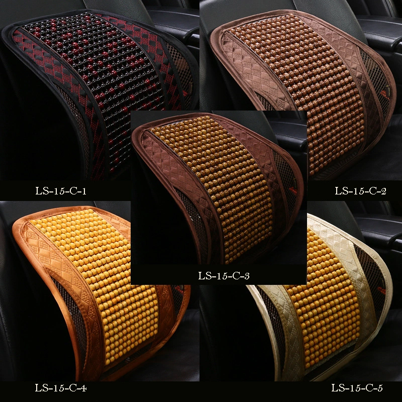 Wooden Bead Car Seat Cushion Lumbar Support Lumbar Support