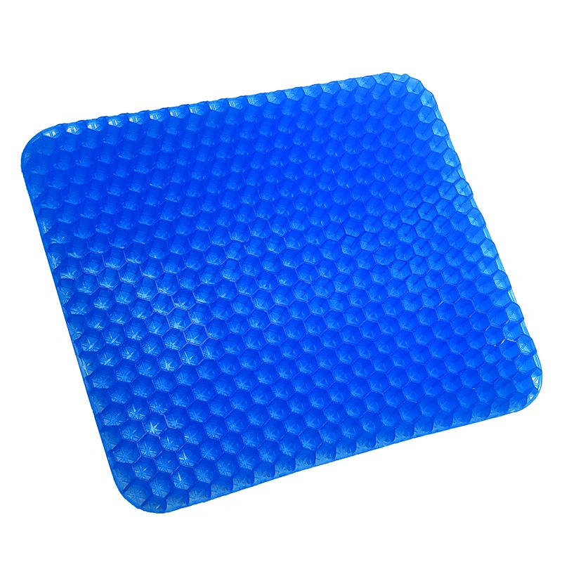 Silicone Foldable Portable Super Soft Car Sedentary Anti-Hemorrhoid Office Chair Sofa Honeycomb Outdoor Gel Seat Cushion