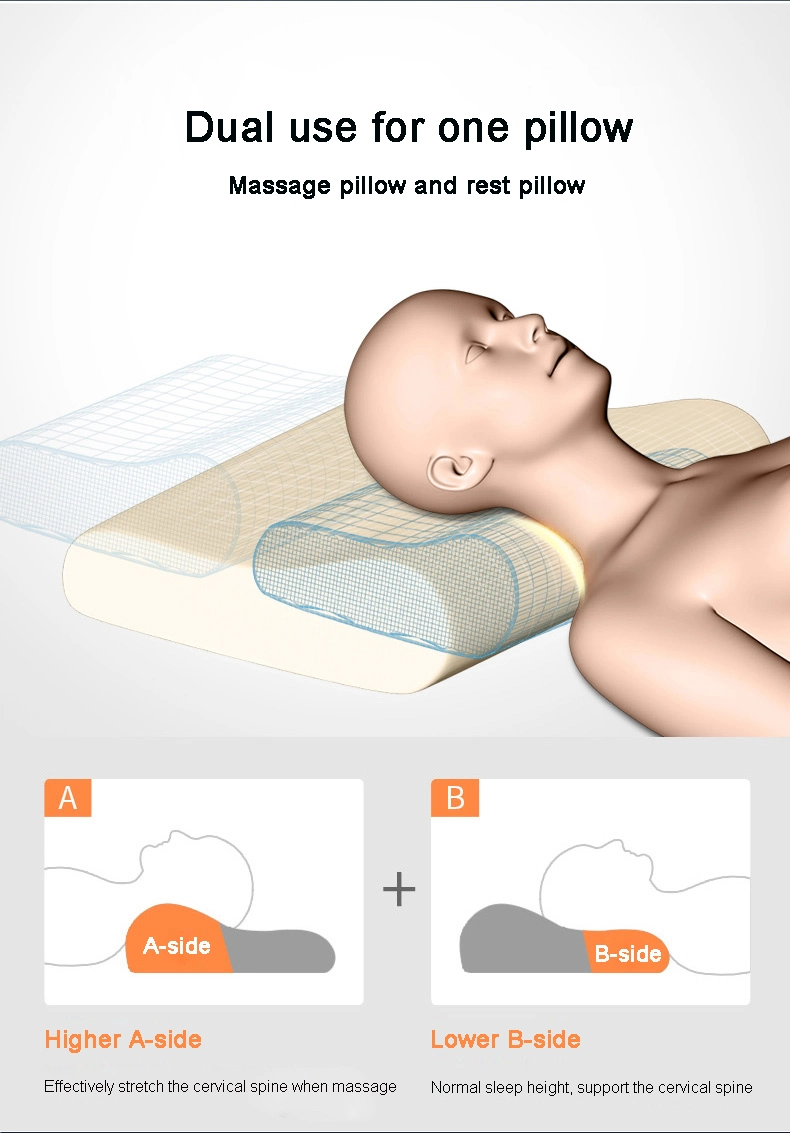 Home Car Kneading Neck Shoulder Shiatsu Pillow Massager Heating Massage Pillow