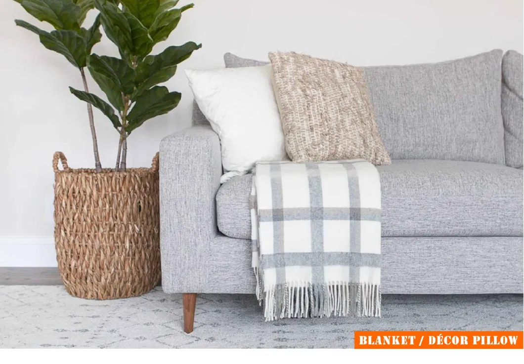 New Arrival Custom Home Textile D&eacute; Cor Fold Line Boucle Pillow Cushion for Lumbar Sofa Bed Chair Car Couch Decorative Throw