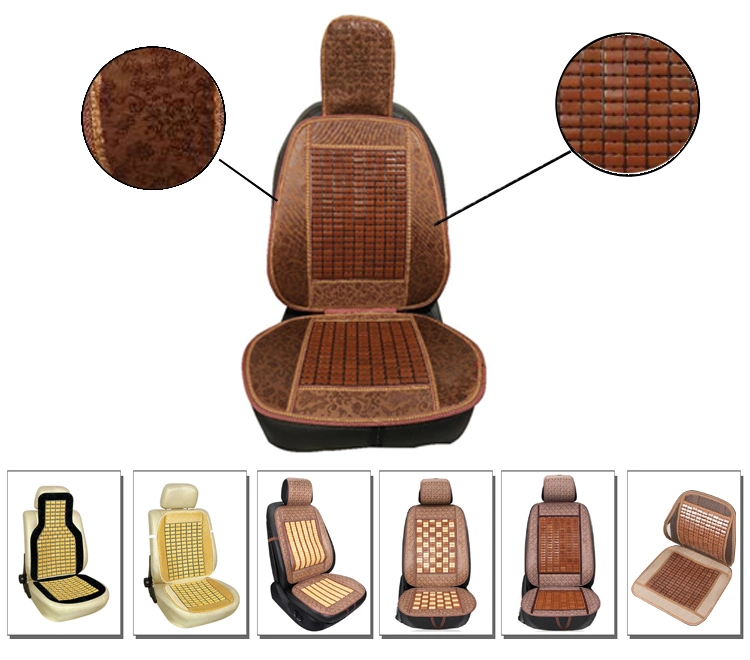 Stability Interior Car Accessory Massage Wooden Beads Seat/Lumbar/Cushioning/Chair/Cushion Cover