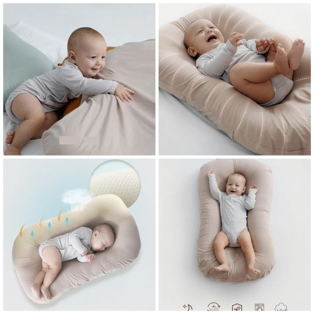 High Quality Portable Infant Cribs Baby Sleeping Nest Lounger Simple Baby Newborn Bed Nest Carry Sublimation Baby Cribs