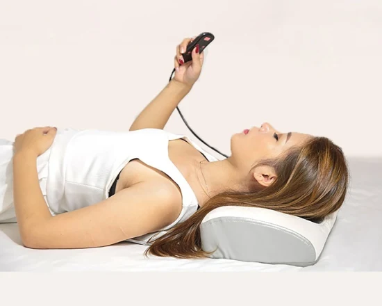 New Style Electrical Rolling and Infrared Therapy Massage Cushion for Cervical or Lumbar Vertebra with Pneumatic Pad