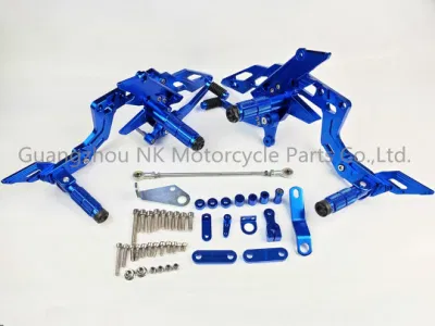 Nk YAMAHA Honda Suzuki Racing CNC Motorcycle Aluminum Front Footrest Rear Foot for Exciter150/Y15zr/Sniper150/Mxking150/R15