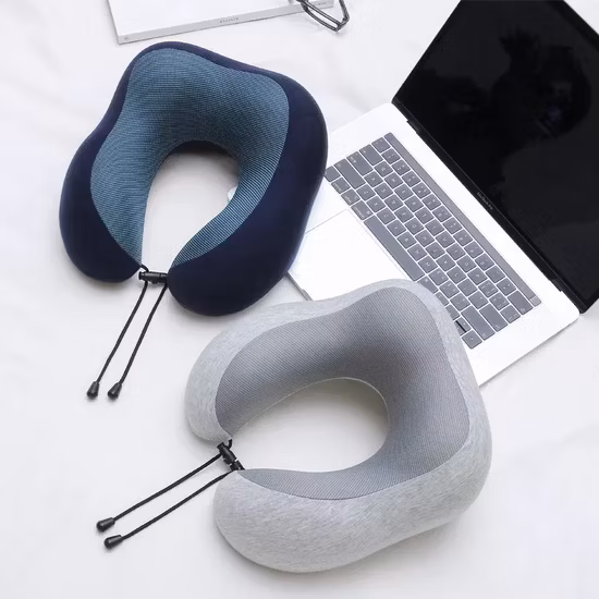 Memory Foam Travel Pillow - Airplane Neck Rest &amp; Plane Accessories, Head Support Pillow for Sleeping