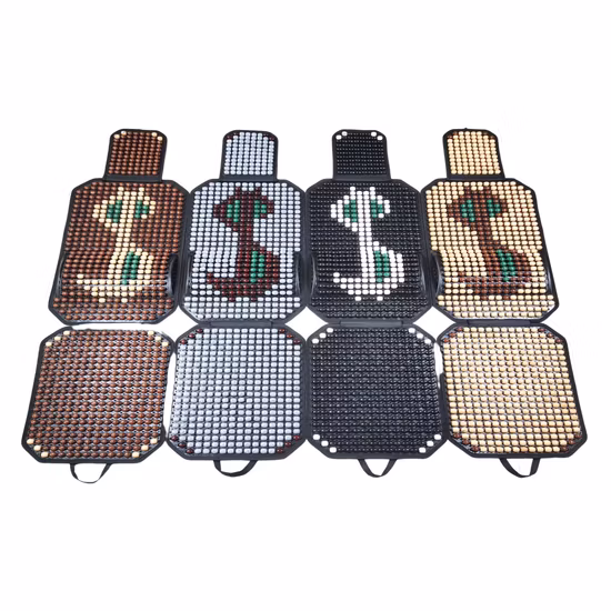 Stability Interior Car Accessory Massage Wooden Beads Seat/Lumbar/Cushioning/Chair/Cushion Cover