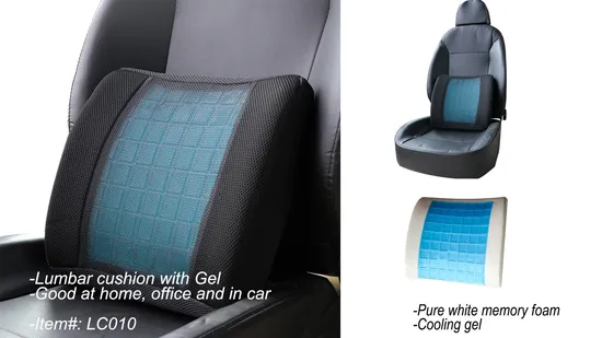 New Cooling Gel Back Support Intelligent 2022 Lumbar Support Cushion for Car Office Home