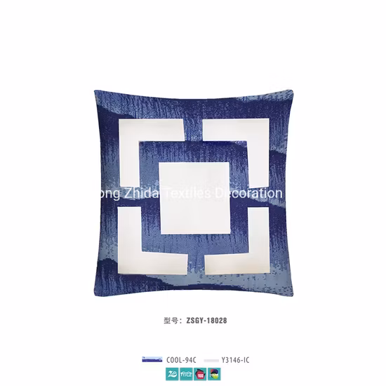 Home Bedding Fashion City Series Abstract Jacquard Upholstered Pillow
